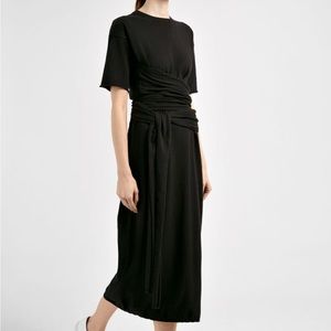 Joseph Black Midi Dress